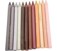 12pcs sans bois crayons de couleur ensemble de crayons 12 couleurs fournitures de peinture pour les élèves adultes peinture de portrait