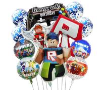 12pcs Set de Ballons, Ballons Colorés en Feuille d’Aluminium, Décorations d’Anniversaire, Fête pour Enfants, Anniversaire et Décoration Intérieure