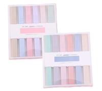 12PCS / Set Highlighters Couleurs assorties lisses et même obliques Bible Highlighters avec des hauts-gouttes de protection de capuchon avec des couleurs pastel pour souligner et mettre en évide