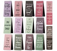 12PCS Signets Marqueurs de Page en Allemand