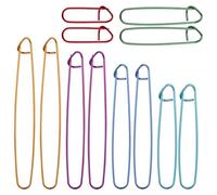 12pcs Supports de Point de Tricot, Crochet à Tricoter Support de Point de Fil Outils de Crochet à Tricoter Supports de Point de Crochet Pratiques pour Quilting, Couture, Tricot (6 Tailles)
