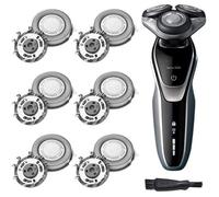 12Pcs Têtes de Rasoir de Remplacement pour Philips Series 5000/6000, AquaTouch (AT8xx, AT7xx), SH30/50/52, PowerTouch (PT8xx,PT7xx)