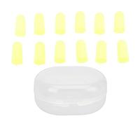 12pcs Ultra Soft Foam Plug Plug 36 dB Réduction Amélioration du bruit Eart avec étui de voyage pour dormir, étudier, voyager, travailler, voler et concerts