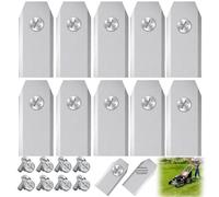 12PCS Worx Lames de Rechange d'origine WA0190,Accessoire pour Robots Tondeuses Landroid et Landroid Plus,Lames de Rechange pour Robot Tondeuse Compatible Worx,Livré avec 12 Vis de Fixation