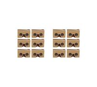 12PièCes SéRies 3D Glasses pour Cardboard V2 VR Valencia 4.5-6pouces Smartphone + Bandeau
