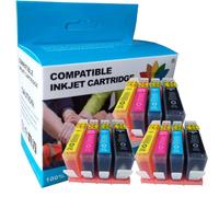 (12PK - 3BK 3C 3M 3Y) COAI-Everyday-Cartouche d'encre 364 364XL, pour imprimante avec puce, pour Photosmart C5380 C5390 D5460 D5470 5524 7520 7510 5510 5520