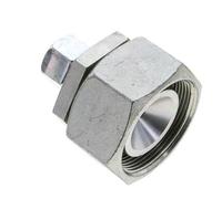 12S & 38S Acier zingue Raccord de coupe droit avec pivot 315 bar Joint torique NBR Cône ISO 8434-1