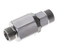 12S Acier zingué Joint tournant à bille Raccord coupant DN 7.5350 bar NBR ISO 8434-1