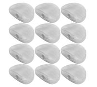 12Set Tuner Machine Head Buttons Plastic Metal Guitar Tuning Pegs Button Tuner Buttons pour Guitares électriques Trou de Montage Taille 3.8mm-4mm(perle blanche)