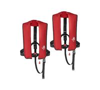 12skipper Lot de 2 Gilets de Sauvetage Automatiques ISO 165N Waisbelt, Rouge