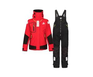 12skipper Magellan Offshore Ensemble pour femme - Veste rouge, pantalon noir M