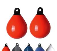 12skipper Majoni Lot de 2 garde-boues ronds pour ballons, couleur : orange, diamètre : 55 cm