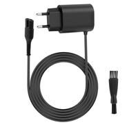 12V 0.4A Chargeur Compatible avec Braun Rasoir Électrique Series 3 5 7 9, avec Brosse de Nettoyage,Chargeur Adaptateur d'alimentation,Cordon d'alimentation