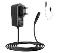 12V 0.4A Chargeur pour Braun Rasoir Électrique Série 9 7 5 3 1 Remplacement Cordon d'Alimentation 1.5M Alimentation Secteur Adaptateur pour 9-725 9-890 9-105 5541 9467cc 51-B1820s 71-S7200cc 190s-1