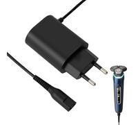 12V 0.4A Chargeur pour Braun Rasoir Électrique Série 9/7/6/5/4/3/2/1, 1M Câble d’Alimentation de Remplacement Cordon de Recharge pour Rasoir, Protection Multiple