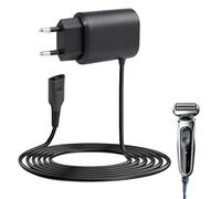 12V 0.4A Chargeur pour Braun Rasoir Électrique Series 9 8 7 6 5 3 1, Remplacement Cordon d'Alimentation Secteur Adaptateur Compatible avec 3000s 790cc 7020s Recharge Câble Protection Multiple, 1M