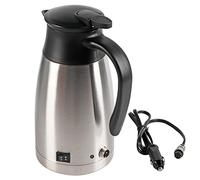 12v 1000 ml de voiture de chauffage électrique Kettle, 23,5x12cm / 9,25x4.7In Travel Kettle Water Chaudière portable chauffage électrique tasse de consommation d'alcool pour café