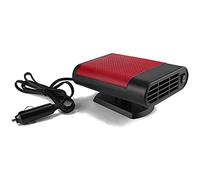 12V 150W Portable Car Heating Heater Fan Window Defroster Demister Air Purifier Hot 2 in 1 Fan Cooler Heater Plug in Car Cigarette Lighter with 360 Degree Rotary Base