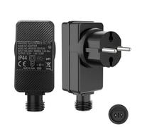 12V 1A 12W Outdoor Trafo Stecker, LED CZJUTAI IP44 Alimentation pour éclairage de Noël avec, IP44 prise Wasserdicht - Prise européenne (Socle à vis - Constant allumé - DC12V12W) [J3T2]
