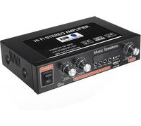 12V/220V 300W 2CH HiFi Audio Stereo Power Mini Digital Amplificateur Bass bluetooth Auto Home