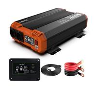 12V 220V Inverter, Pure Sine Wave 5000W, DC to AC 220V/230V, 50Hz, 2500W Continuous Power, Inverter for Home and RV with Remote Controller & EU Socket