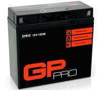 12V 22Ah GT19BL-BS (similaire à YT19BL-BS / 51913 (scellé/sans entretien), Petite