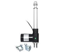 12v / 24 Verin Electrique, Force 500n ~ 6000N Linear Actuato, Course 30-600mm Verin Hydraulique, pour Lit, Canapé, Fauteuil MéDical, Faible Brui 45db (Color : 5mm/S-6000n(600kg), Size : 24V-200mm)