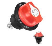 12V-24V 100A Coupe Circuit Batterie, Interrupteur de Déconnexion de Batterie, Principal ON-OFF étanche pour Voiture, Moto, Bateau, Camion et Véhicule, pour économie d’énergie et sécurité