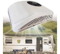 12V/24V/48V/60V/72V/90V DC RV Climatiseur 2 en 1 RV Climatiseur De Toit avec Refroidissement Et Chauffage, Climatiseur De Stationnement Électrique Système pour Camping-Car De Voiture,60V