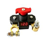 12V 24V Car Battery Switch, 6x5x7.6cm Rotary Isolator with Digital Display, Manual Power Disconnect, Anti Drain Shut Off Device, Electrical Isolation Switch, Power Management for Battery Protection