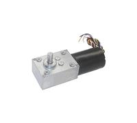 12V 24V DC Brushless Self-Lock Worm Gear electronic starter With Speed Feedback Reverse Speed Regulation Gearmotor IINKUEYK(24V 28RPM)