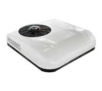 12V/24V DC RV Climatiseur 2 en 1 RV Climatiseur de Toit avec Refroidissement,Climatiseur Stationnement électrique Camping-Car Système de Climatisation pour Voiture RV Camion Camper,White-24V