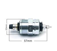 12V 24V Diesel Engine Fuel Shut Off Solenoid Valve Injection Pump Switch Oil Cut-off Valve Generator Parts 186F 186FA 178F 192F(12V)