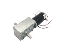 12V 24V Double Shaft Worm DC Gear electronic starter High Torque Gears box Turbine Worm Reducer Reversible Advertising Board IINKUEYK(24V 80rpm,Package A)