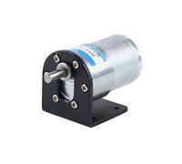 12V 24V Miniature DC Gear Motor, Low Speed Eccentric Shaft 3530, Reversible High Torque Motor with Speed Regulation and Bracket