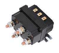 12V 250A ATV Treuil Solénoïde Relais Contacteur étanche Treuil électrique Relais pour Véhicule Tout-terrain noir