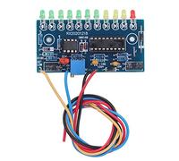 12V 250MA LED Module D'indicateur de Niveau Audio Carte D'indicateur de Niveau Audio pour Préamplificateur VU-mètre 10 Segments 11pcs 3mm LEDs PCB Material
