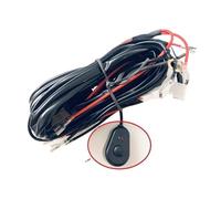 12v 260w dual relay harness Car light power switch led lamp wiring cable 2x40A Compatible for Offroad Led work light bar Spotlight headlamp(Single switch set)