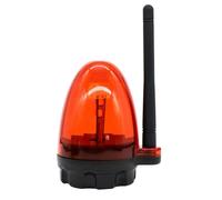 12V-265V Outdoor LED Alarm Light Strobe Flashing Light Wall Mount Emergency Warning Lamp for Gate Opener Red