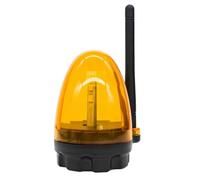 12V-265V Outdoor LED Alarm Light Strobe Flashing Light Wall Mount Emergency Warning Lamp for Gate Opener Orange