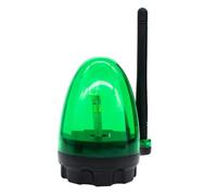 12V-265V Outdoor LED Alarm Light Strobe Flashing Light Wall Mount Emergency Warning Lamp for Gate Opener Green