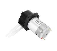 12V 3 * 5 Pompe de dosage DIY Small Péristaltique Tube Tête Aquarium LAB CHIMICALY Analyse verte 1pc (Noir)