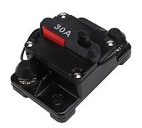 12V 30A 40A 60A Voiture Stéréo Audio Réinitiable Disjoncteur Haute Technologie Étanche Protection pour Voiture Audio Vidéo Matériel En Métal (30A)