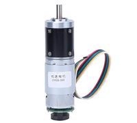 12V 330RPM Metal DC Geared Motor with Encoder, Torsion Speed Reduction Motor for Home Appliances, Equipment, and Industrial Applications