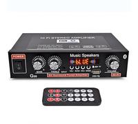 12V 4.0 haute Performance 2 canaux TF/U disque/télécommande/amplificateur de puissance Radio FM Auto