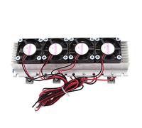 12V 4-chip Refroidisseur Semi-conductrice, Ventilateur de Refroidissement Dispositif de Refroidissement à l'Air Thermoélectrique de Bricolage