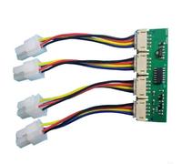 12V 4-in-1 Square 4Pin Fan Simulators Emulators for Antminer S21 S19kpro T21 KS5 KS5pro Fan Spoofer Dummer