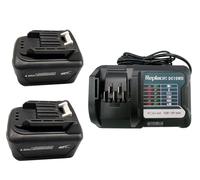 12V 4000mah remplacer la Batterie 2pcs BL1041B avec Un Chargeur DC10WD pour makita BL1021B BL1016 TL064D TL064DZ TW161D TW161DZ TM30D TM30DZ DF333D DF0333D