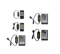 12V 4Pin RGB 24V 5Pin LED Controller 14Key 5V 28Key Remote Control for Monochrome CCT RGB RGBW RGBCCT LED Light Strip LED Dimmer(28Key RGB Controller)