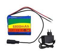 12V 6.8Ah/9.9Ah 3S1P Batterie lithium-ion rechargeable Boîtier en PVC étanche Batteries lithium-ion pour robots Convient aux caméras de vidéosurveillance lecteurs MP3 etc 12V 6.8Ah